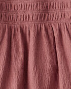 Toddler Girl 2-Piece Organic Cotton Crinkled Knit Set, image 3 of 5 slides