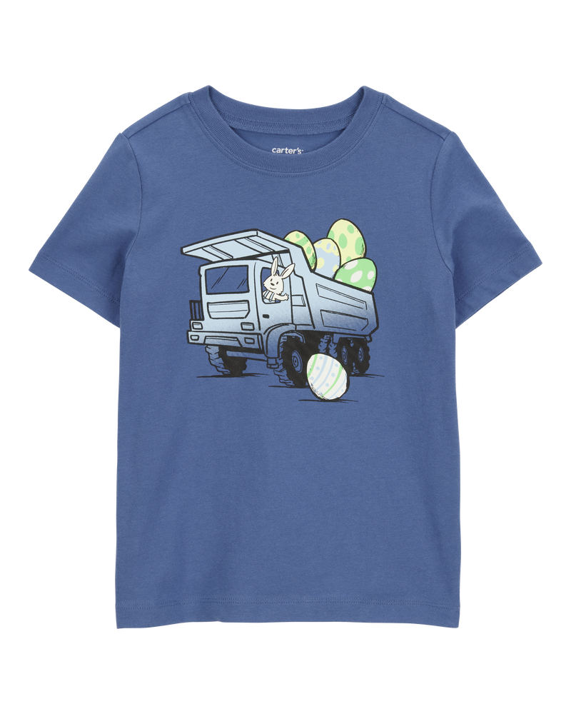 Toddler Boy Easter Short-Sleeve Graphic Tee - Blue, image 1 of 3 slides