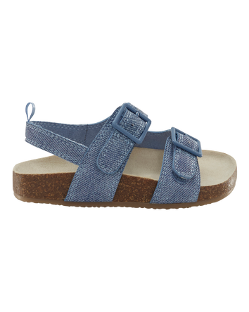 Toddler Denim Sandals - Blue, 