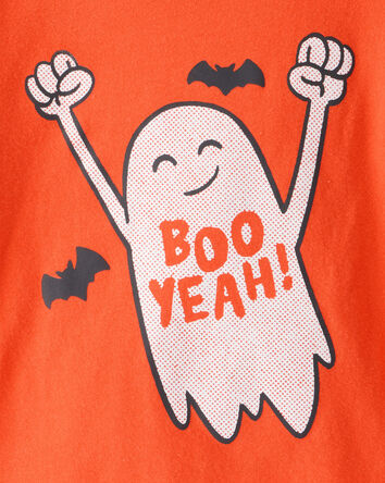 Toddler Boy Boo Yeah Long-Sleeve Graphic Tee - Orange, 