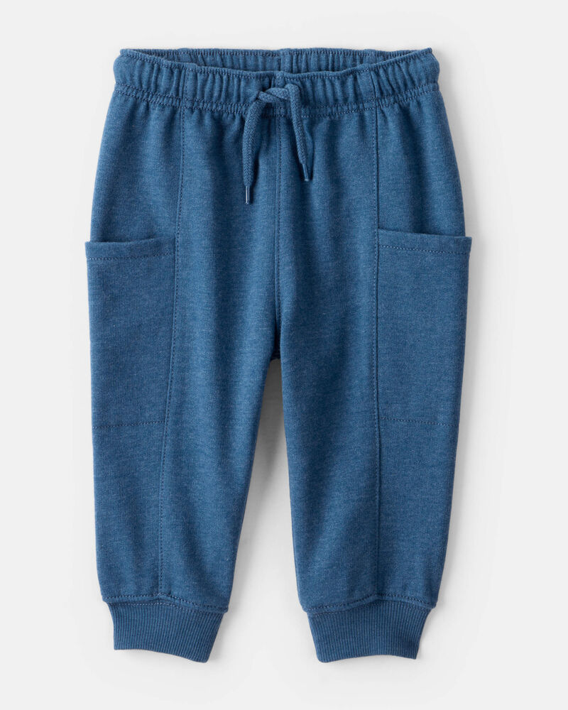 Baby Boy DayDream Fleece Football Long-Sleeve Tee & Pant Set, image 3 of 7 slides