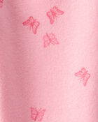 Baby Girl 2-Piece DayDream Fleece Butterfly Print Hooded Zip-Up Jacket & Joggers Set - Pink, image 7 of 7 slides