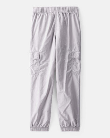 Girls Woven Joggers - Gray, 