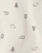 Baby Boy 3-Piece Vest, Bodysuit & Pant Set - Ivory/Grey, image 3 of 5 slides