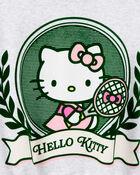 Girls 2-Piece Hello Kitty&reg; Pullover Sweatshirt & Sweatpants Set - Grey, image 4 of 8 slides