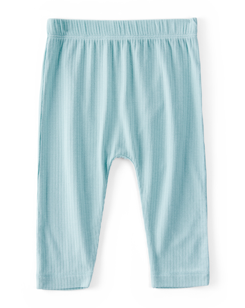 Baby Boy 2-Pack PurelySoft Pull-On Pants - Blue/Ivory, 