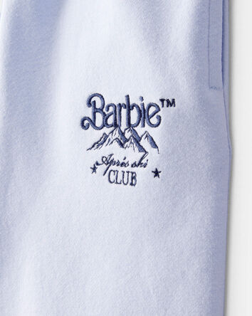 Girls Barbie Ski Sweatpants - Blue, 