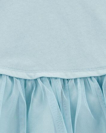 Baby 2-Piece Peplum Tulle Top & Floral Legging Set, 