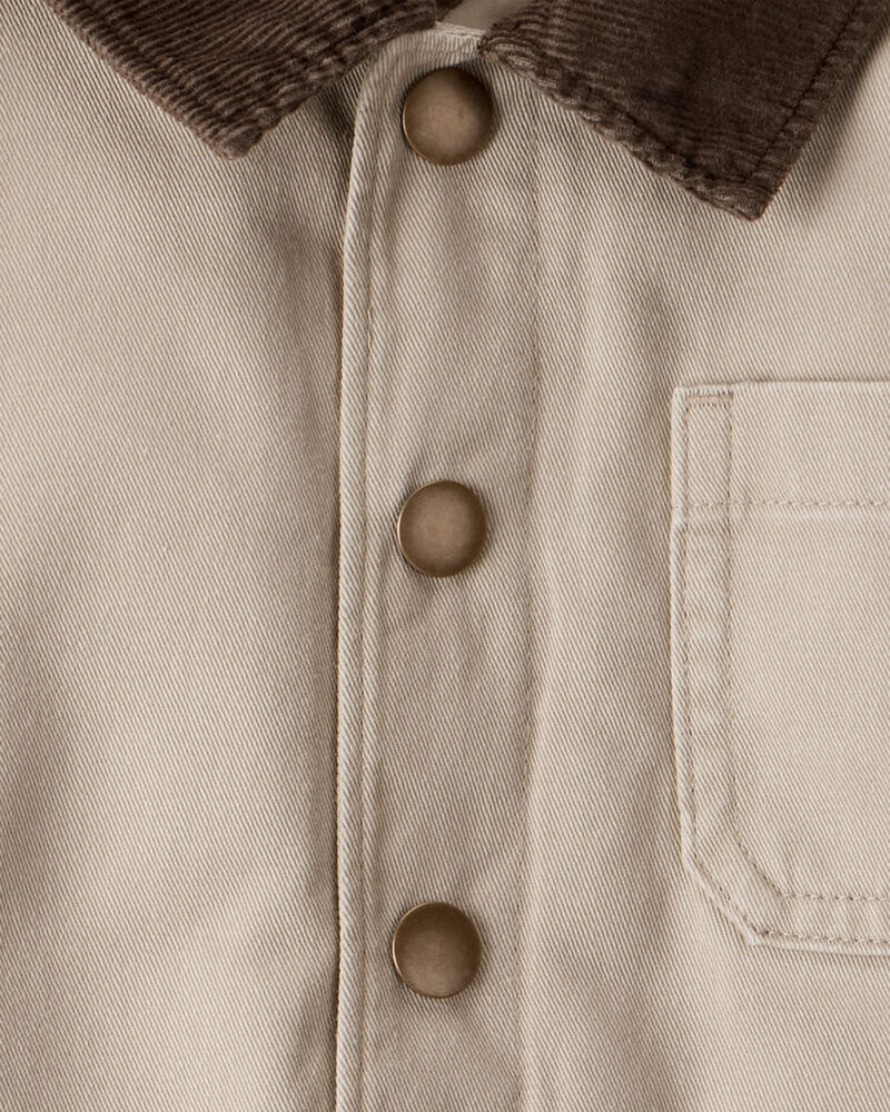 Toddler Organic Cotton Western Barn Jacket, image 5 of 6 slides