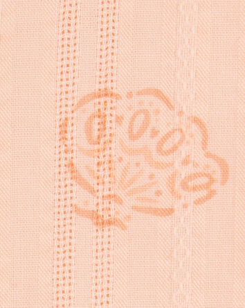 Toddler Seashell Cotton Tank - Coral, 