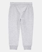 Baby 2-Pack Pull-On Drawstring Joggers - Grey/Black, image 9 of 9 slides
