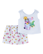 Toddler Girl 2-Piece Bluey Tank Top & Short Set - Blue, image 1 of 7 slides