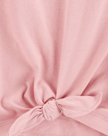 Kid Tie-Front Jersey Tee, 