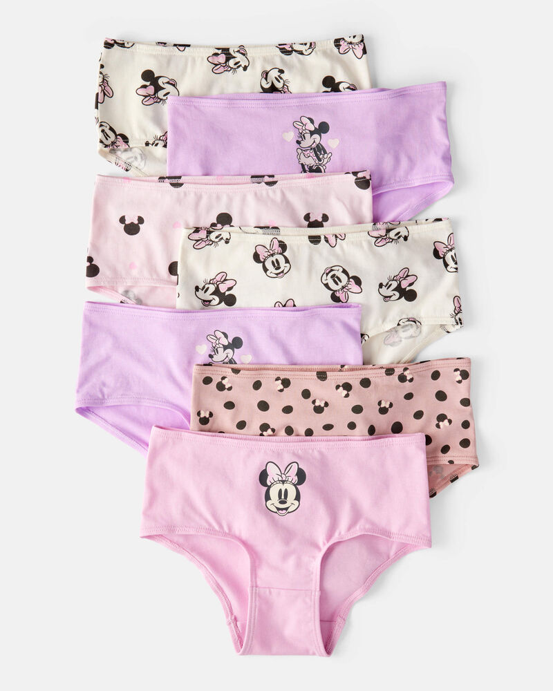 Girls 7-Pack Disney&copy; Minnie Mouse Brief Underwear, image 1 of 3 slides