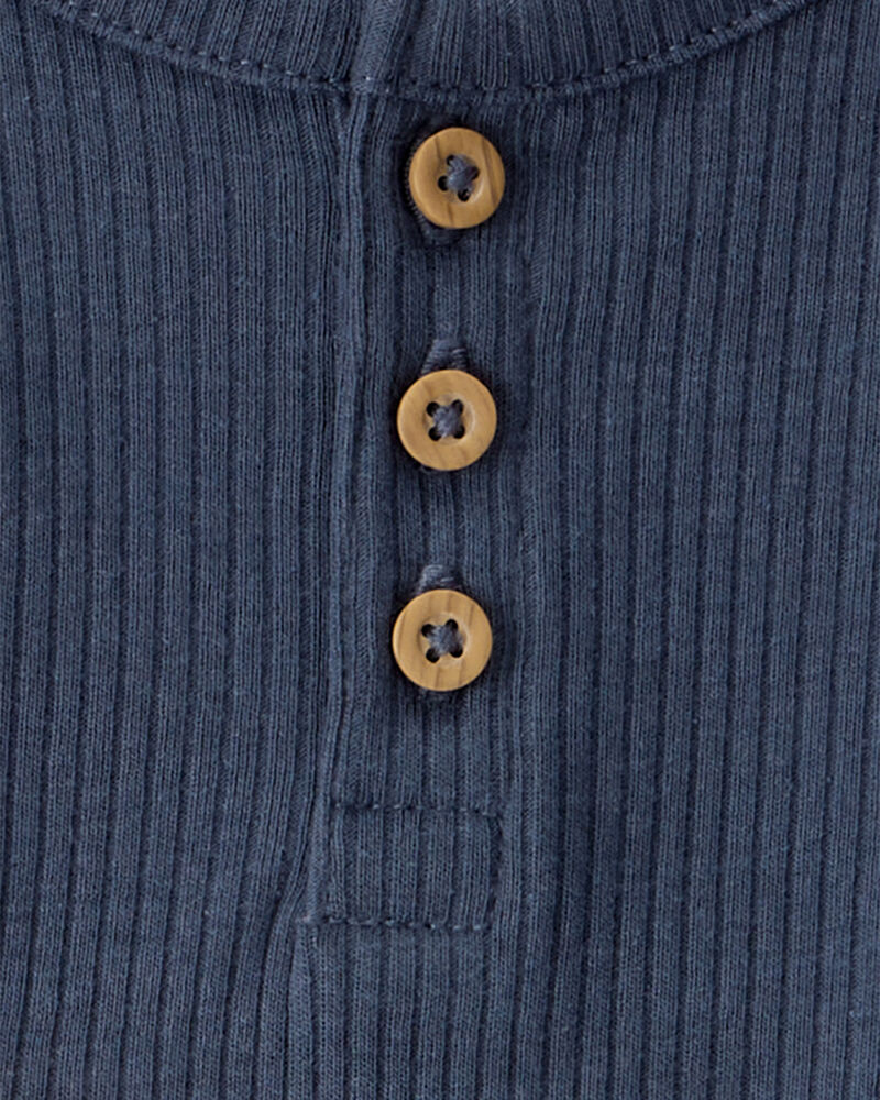 Baby Boy 5-Piece Long-Sleeve Bodysuits & Pants Set - Cream/Brown/Navy

, image 4 of 10 slides