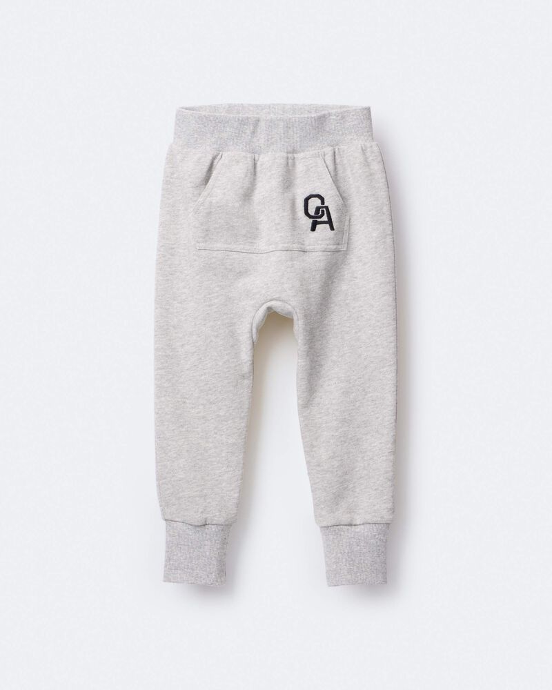 Toddler Boy Jogger Pant - Heather Grey, image 2 of 6 slides