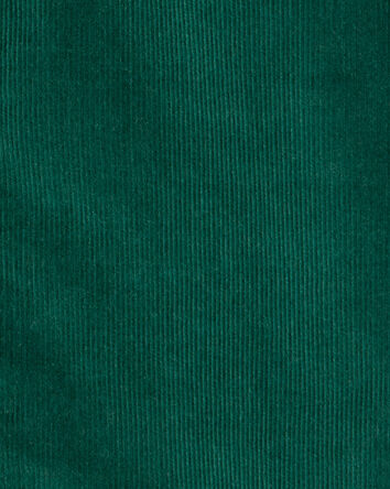 Toddler Boy Corduroy Long-Sleeve Button-Down Shirt - Green, 