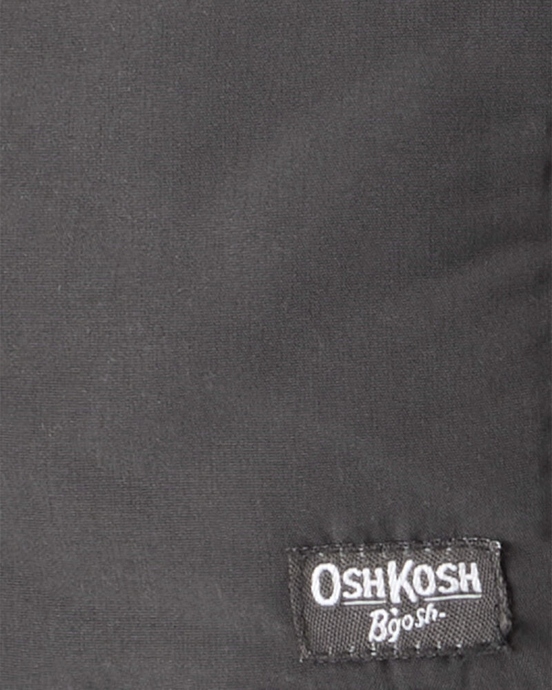 Toddler Boy Long-Sleeve Midweight Quilted Bomber Jacket - Black, image 3 of 3 slides