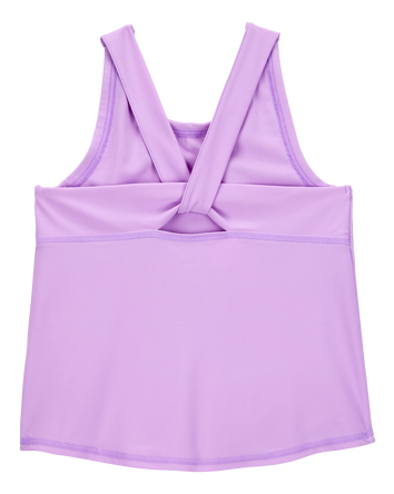 Kid Active Twist Tank - Purple, 