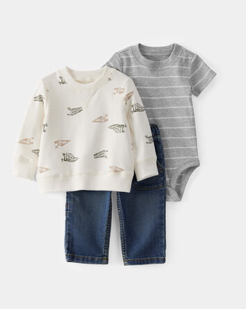 Baby 3-Piece Team Player Outfit Set, 