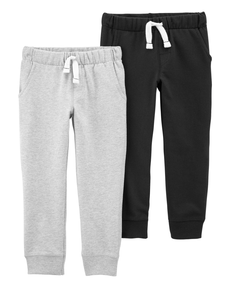 Baby Basic 2-Pack Jogger Pant, image 1 of 4 slides