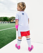 Kids 2-Piece Umbro England Soccer Jersey & Short Set - Red/Blue/White, image 12 of 14 slides