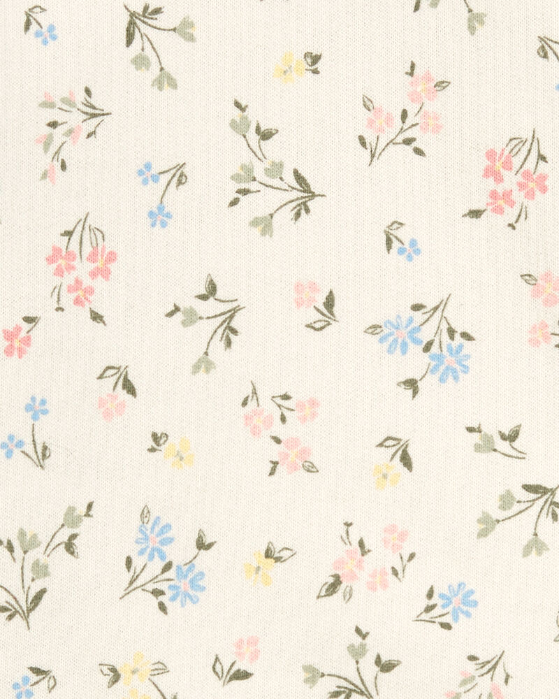 Baby 4-Piece French Terry Mix-and-Match Outfit Set - Pink/Ivory, image 8 of 11 slides