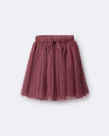 Toddler Girl Avenue Twirl&trade; Midi Skirt with Tulle - Burgundy, 