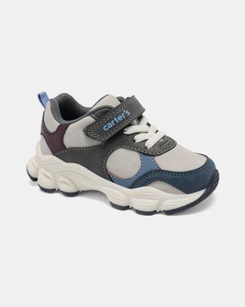 Toddler Boy Athletic Sneakers - Blue/Grey, 