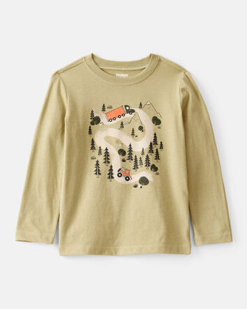 Toddler Boy Mountain Long-Sleeve Graphic Tee - Brown, 