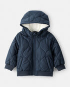 Baby Boy Long-Sleeve Midweight Jacket - Navy, image 1 of 4 slides