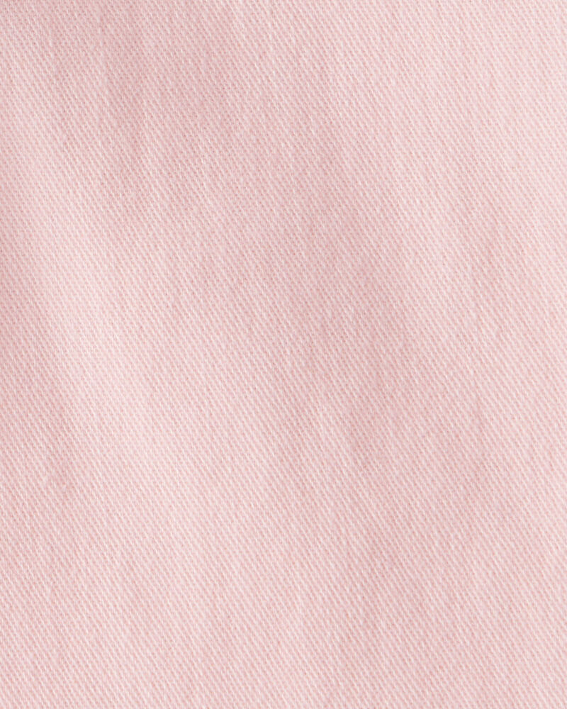 Baby Girl Cotton Flare Pants - Pink, image 4 of 5 slides