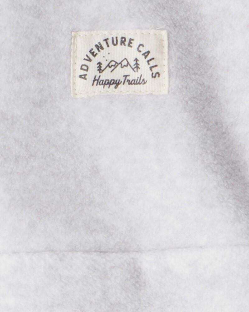 Toddler 2-Piece Recycled Microfleece Set - Grey, image 3 of 3 slides