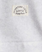 Toddler 2-Piece Recycled Microfleece Set - Grey, image 3 of 3 slides