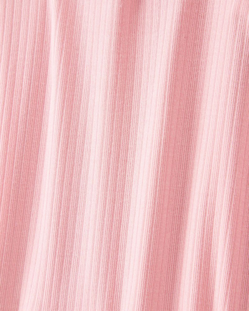 Toddler Girl Solid PurelySoft 2-Piece Pajamas - Pink, image 2 of 5 slides