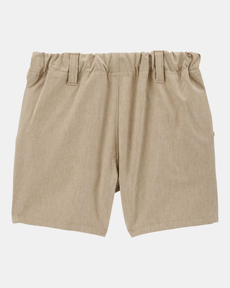 Toddler 2-Pack Active Pull-On Uniform Shorts - Khaki, image 8 of 8 slides