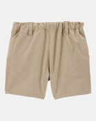 Toddler 2-Pack Active Pull-On Uniform Shorts - Khaki, image 8 of 8 slides