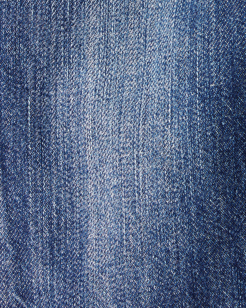 Baby Boy  Pull-On Straight Denim Pants - Medium Wash, image 3 of 4 slides