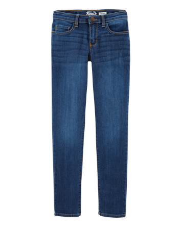 Kid Dark Wash Super Skinny-Leg Jeans, 