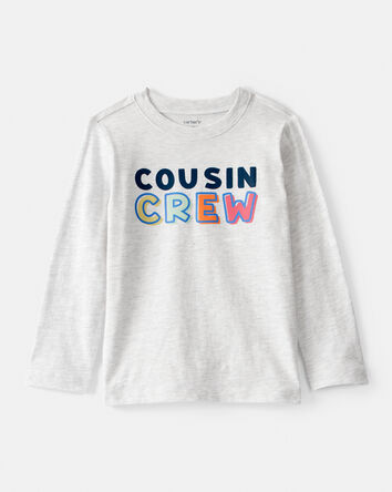 Toddler Boy Cousin Crew Long-Sleeve Graphic Tee - Grey, 