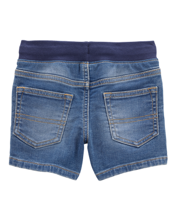 Baby Pull-On Denim Short - Blue Wash, 