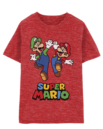 Boys Super Mario&trade; Short-Sleeve Graphic Tee - Red, 