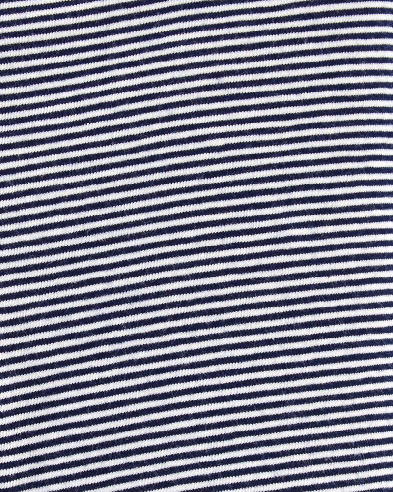 Toddler Girl Striped Tumbling Shorts - Navy, image 2 of 3 slides