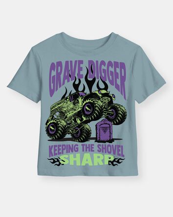 Boys Monster Jam&trade; Grave Digger Short-Sleeve Graphic Tee - Blue, 
