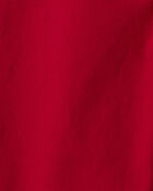 Baby Boy 3-Piece Holiday Print Cotton Long-Sleeve Shirt & Suspender Pant Set - Red/White, image 5 of 6 slides