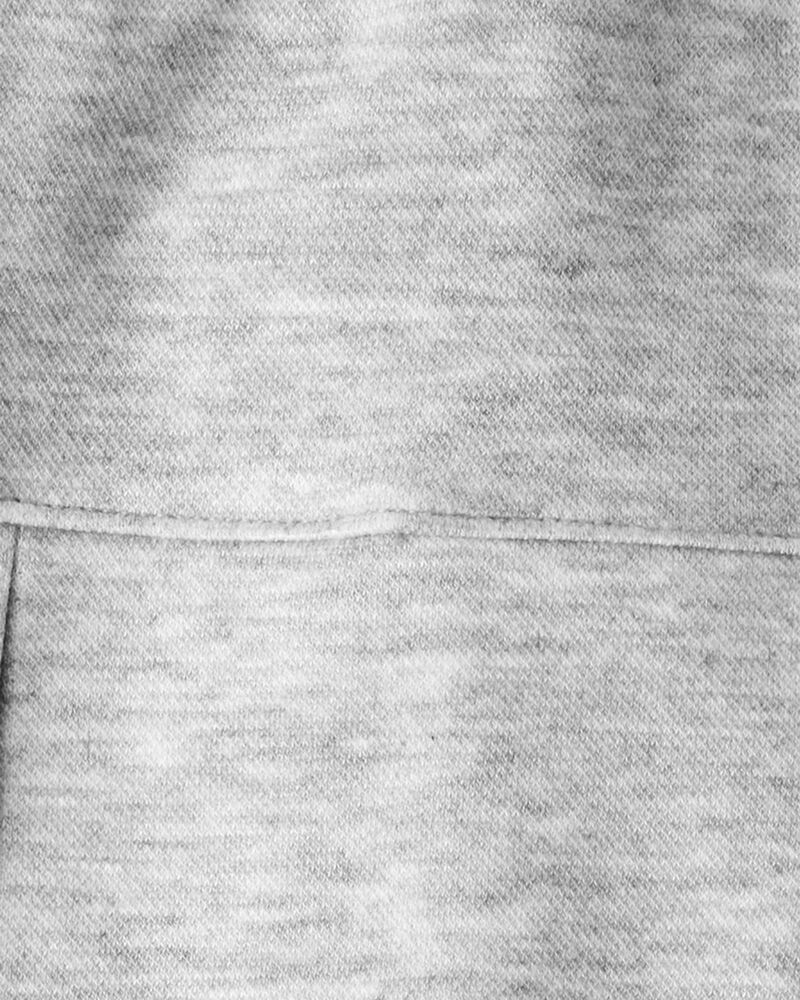 Girls 2-Piece Short-Sleeve Striped Tee & Pleated Ponte Skort Set - Pink/Grey, image 6 of 6 slides