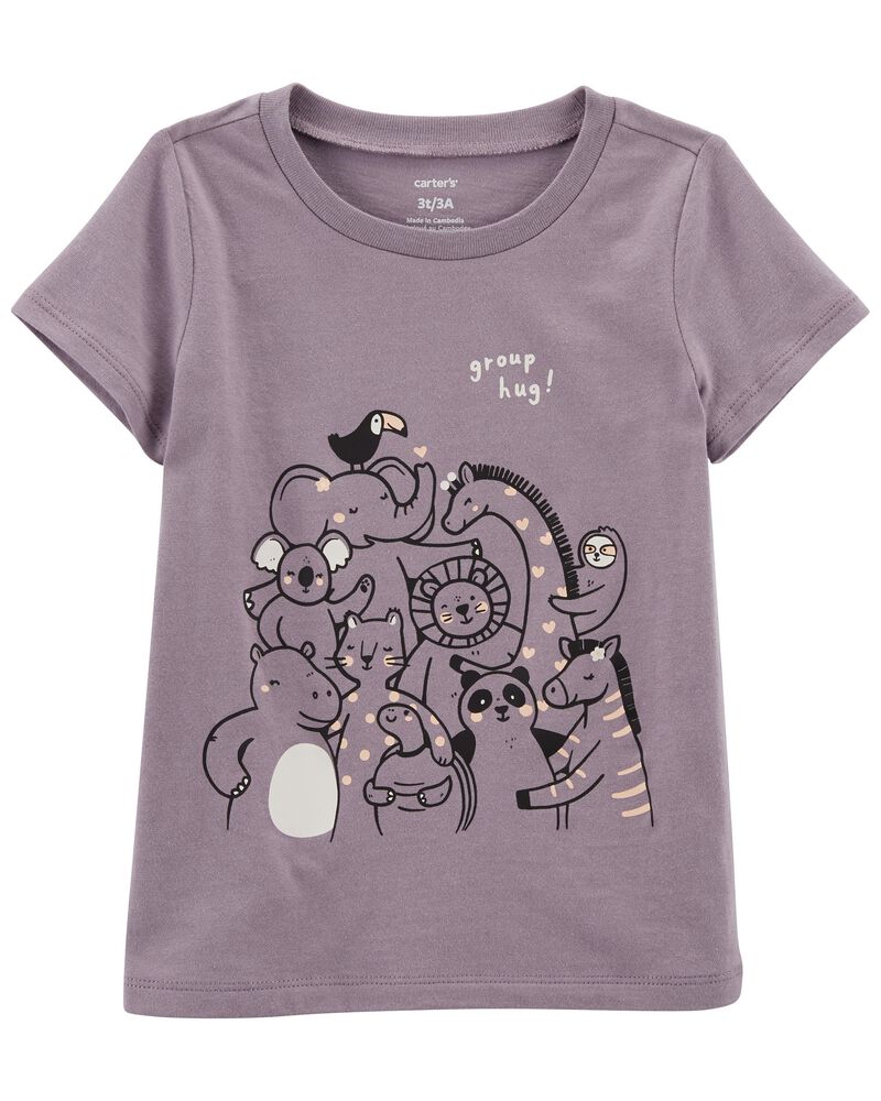 Toddler Zoo Animal Graphic Tee, image 1 of 3 slides