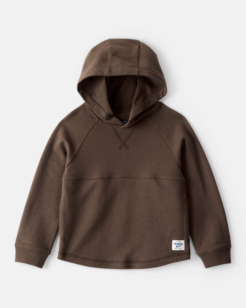 Toddler Boy Long-Sleeve Hoodie - Brown, image 1 of 4 slides