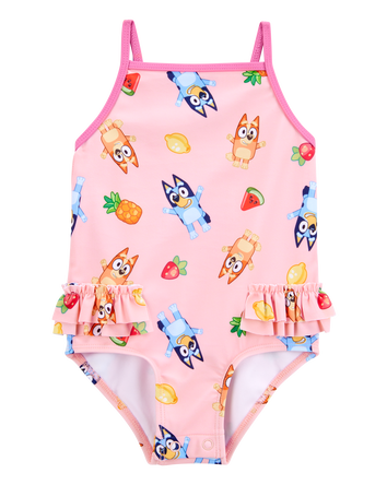 Baby Girl Bluey&trade; 1-Piece Swimsuit - Pink, 