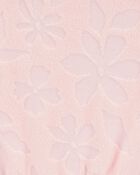 Toddler Floral Terry Cloth Swimsuit Cover-up Romper - Pink, image 2 of 3 slides